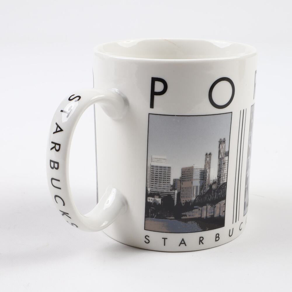 Starbucks Barista Portland 2003 City Scenes 18oz Collectors Ceramic Coffee Mug